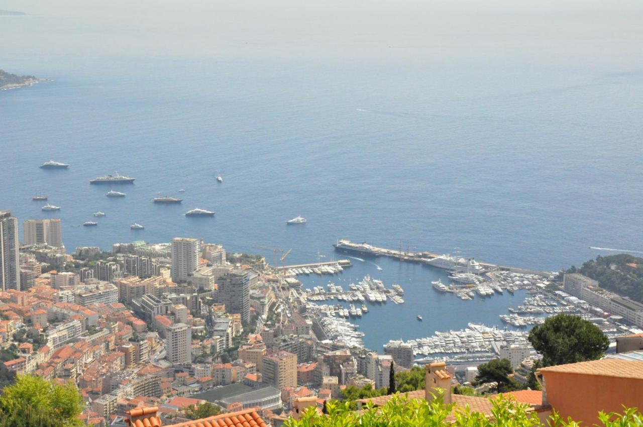 Villa With Unique & Breathtaking View Over Sea, Monte-Carlo, Italy & Alps La Turbie Exteriör bild