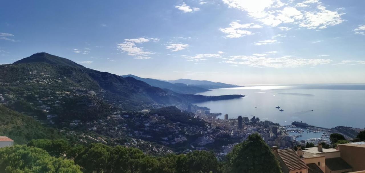 Villa With Unique & Breathtaking View Over Sea, Monte-Carlo, Italy & Alps La Turbie Exteriör bild