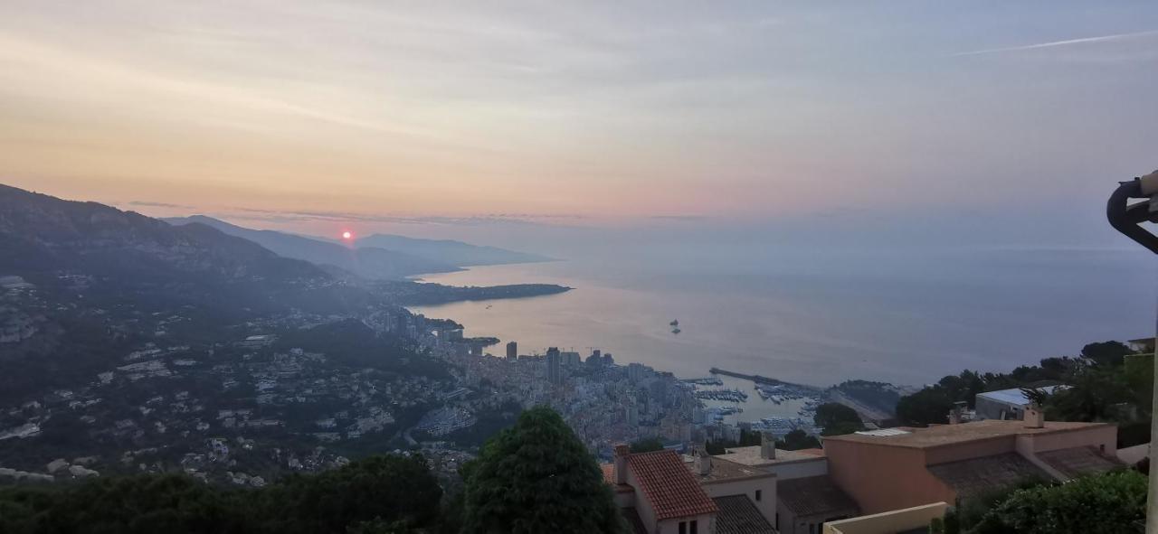 Villa With Unique & Breathtaking View Over Sea, Monte-Carlo, Italy & Alps La Turbie Exteriör bild